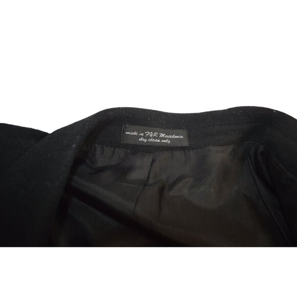MEN'S GIANFRANCO RUFFINI BLACK CASHMERE SPORT COAT BLAZER JACKET 40R - Picture 4 of 5